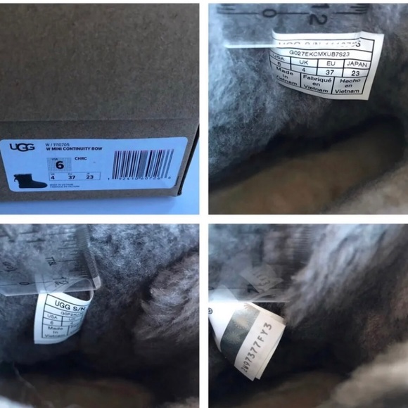 New UGG Mini Continuity Bow Boots - Picture 12 of 12
